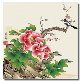 Tranh dán tường Bút Pháp Thủy Mặc